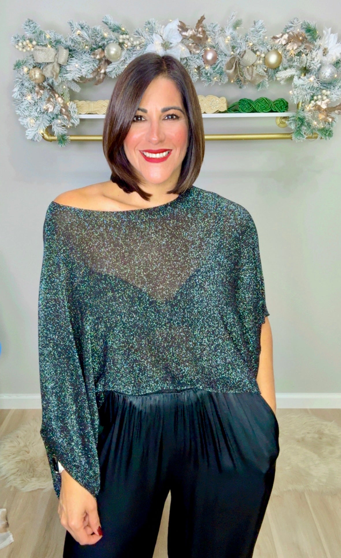 Italian Lurex Blouse