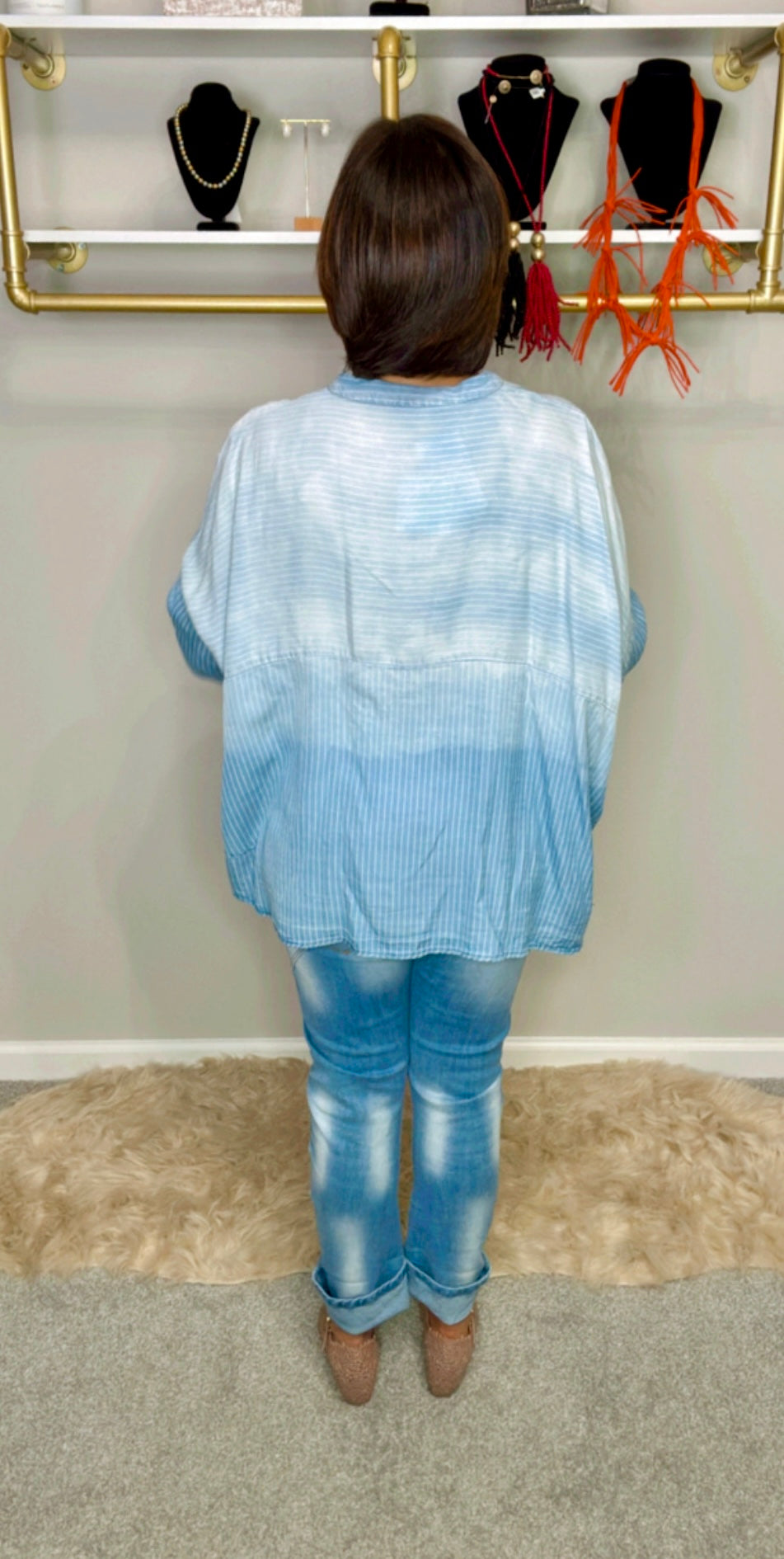 Italian Washed Jean Tunic