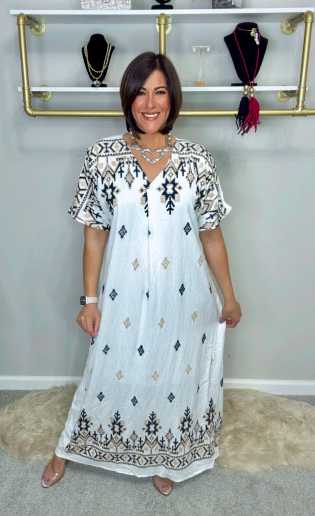 Italian Embroidery Maxi