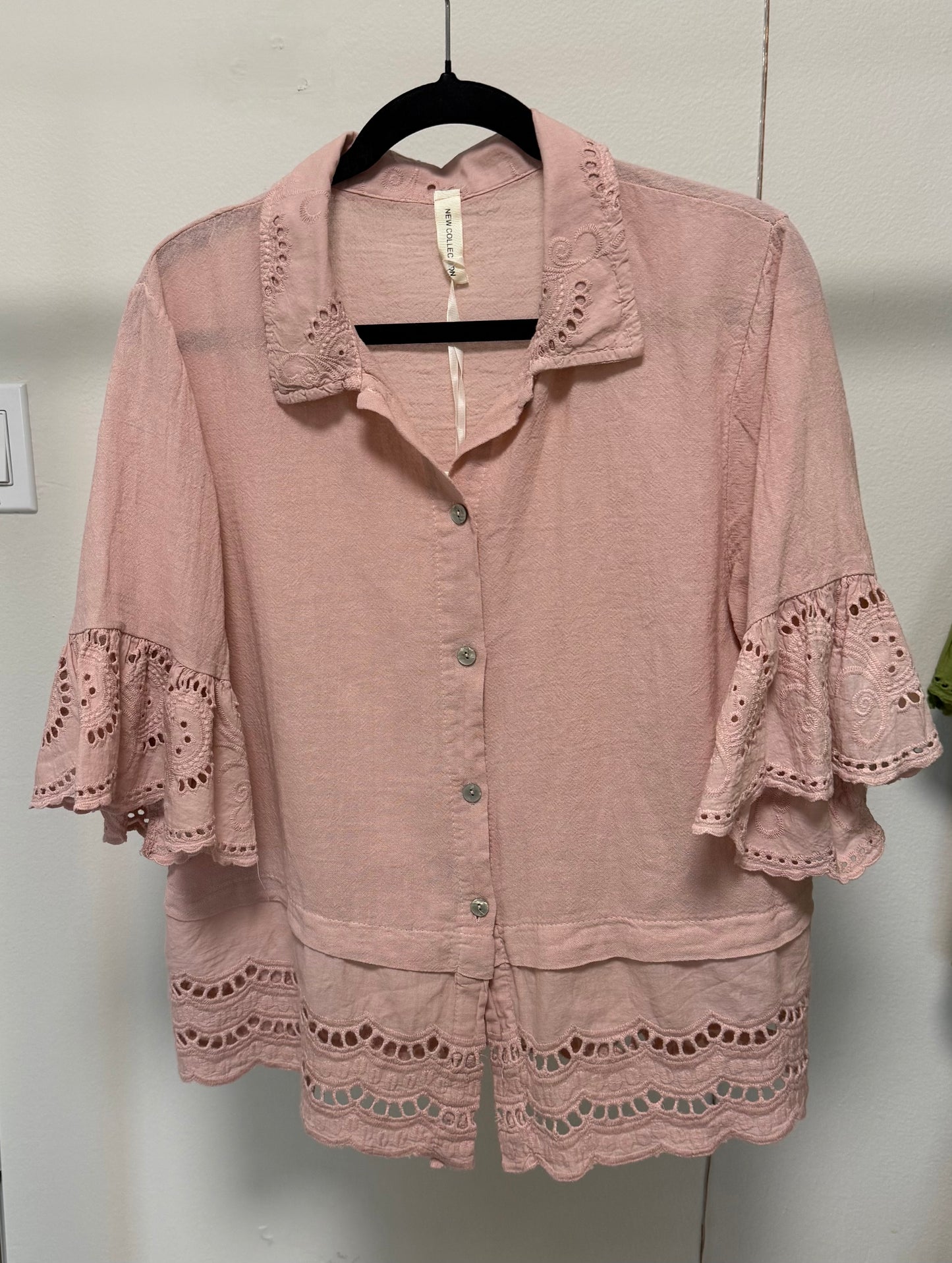 Italian Eyelet Blouse