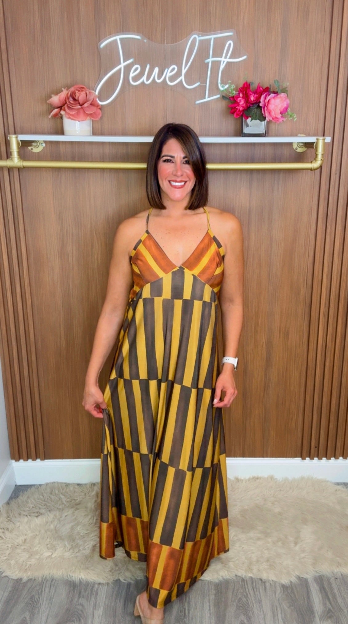 Italian Multi Stripes Maxi