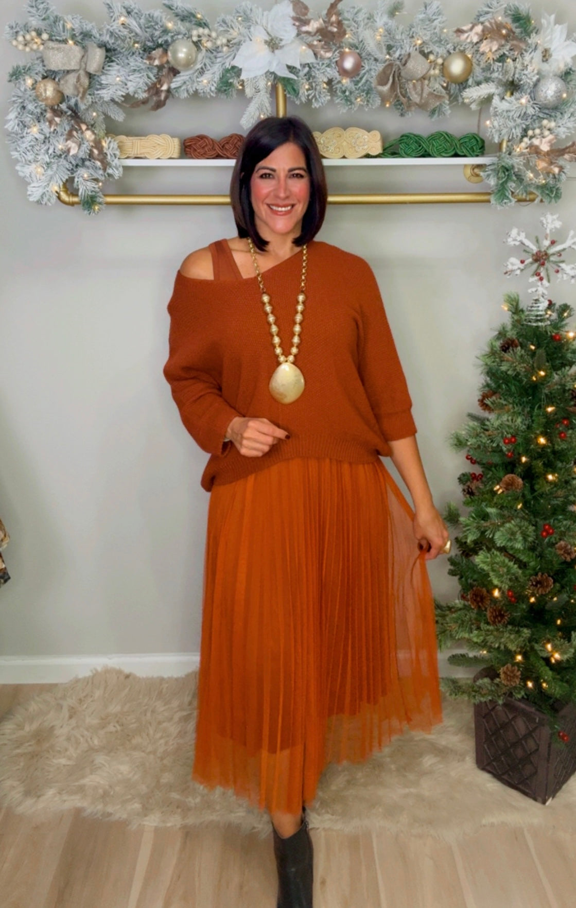 Italian Pullover Tull Maxi