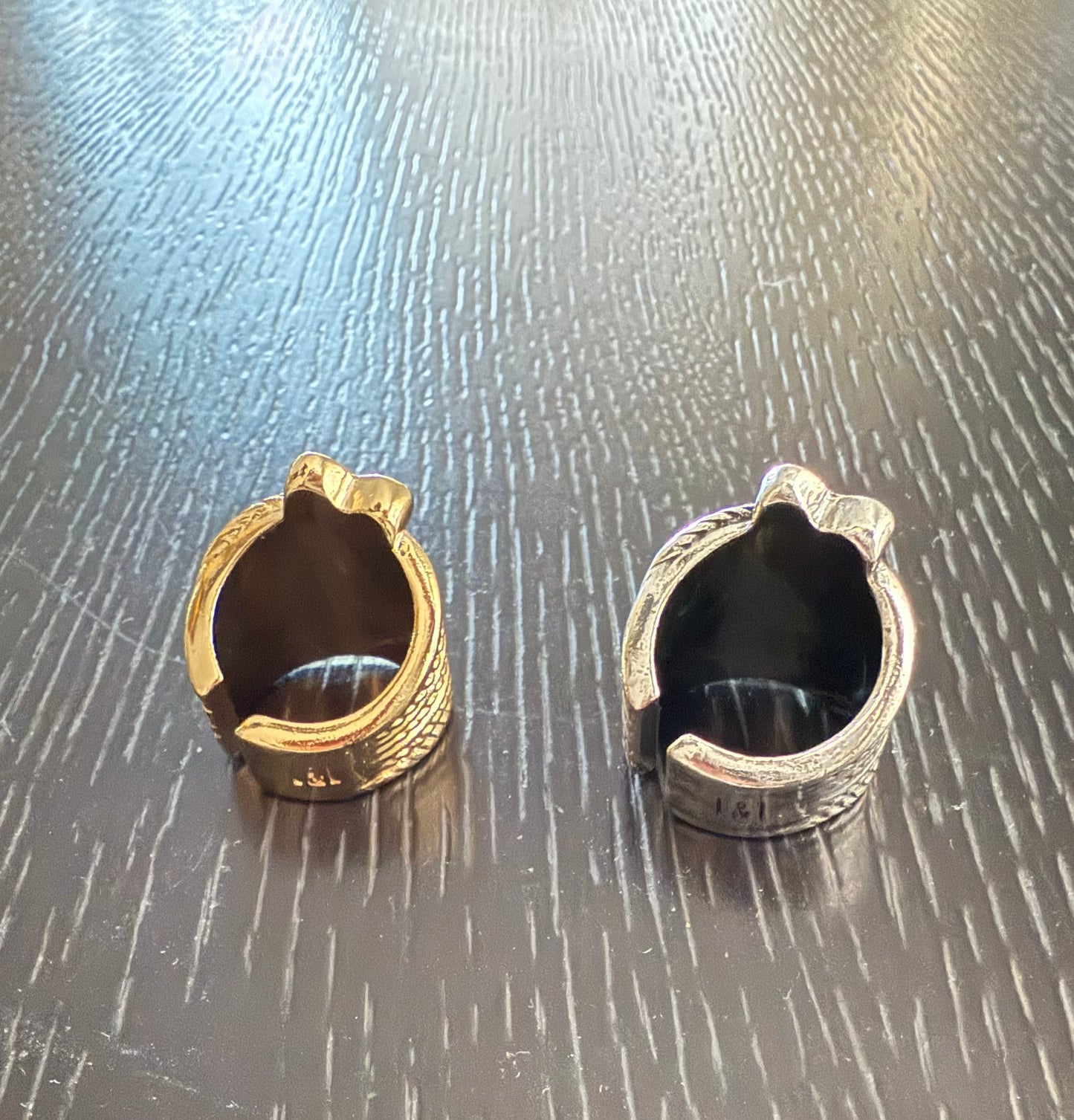 La Mala y La Fea Butterfly Ring/ Swarovski stone