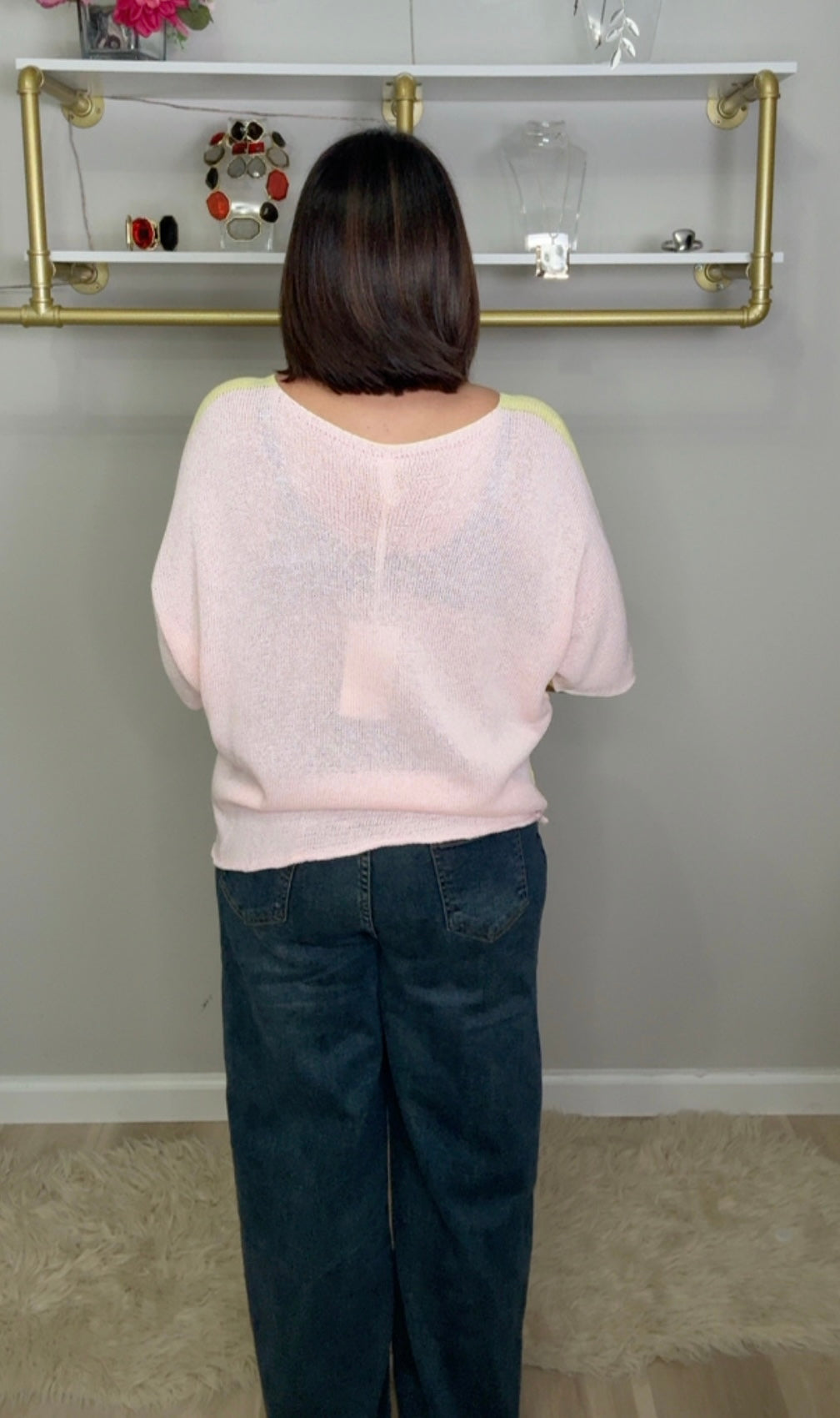 Italian Two Tone knit