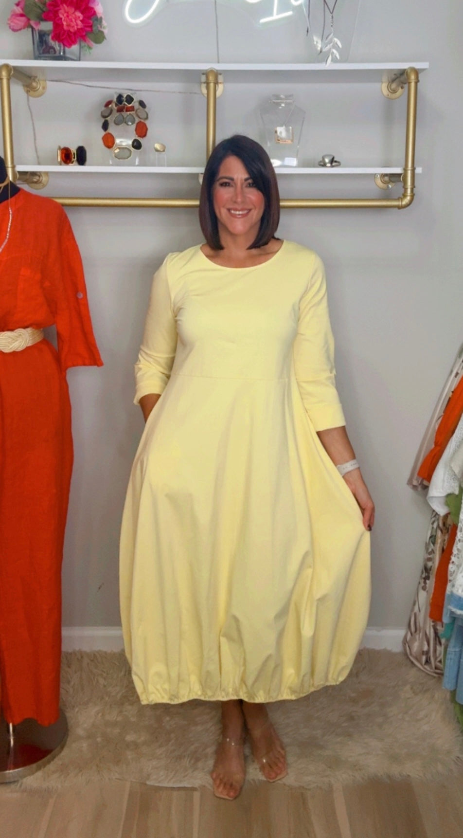 Italian Midi Globe Dress