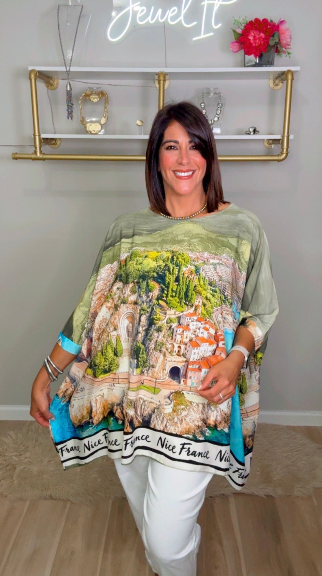 Italian Nice France tunic