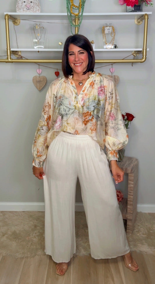 Italian Flowy Trouser