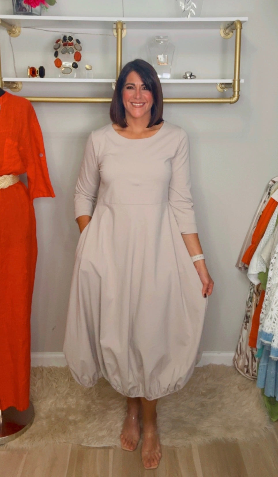 Italian Midi Globe Dress