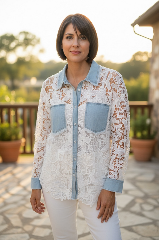 Italian Lace Blouse