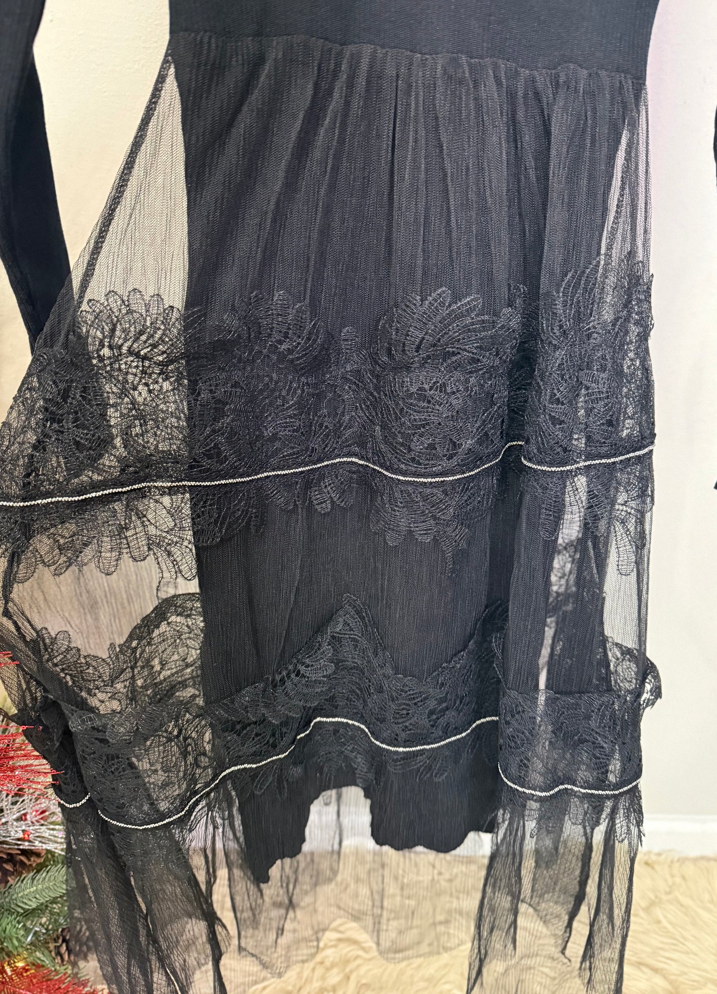 Italian Sweater/ Tull Skirt Dress