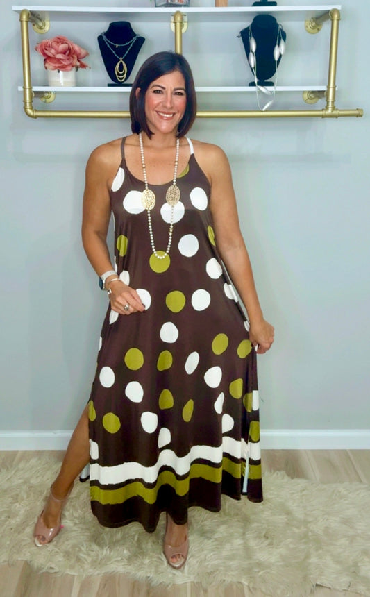 Italian Polka Dots String Dress