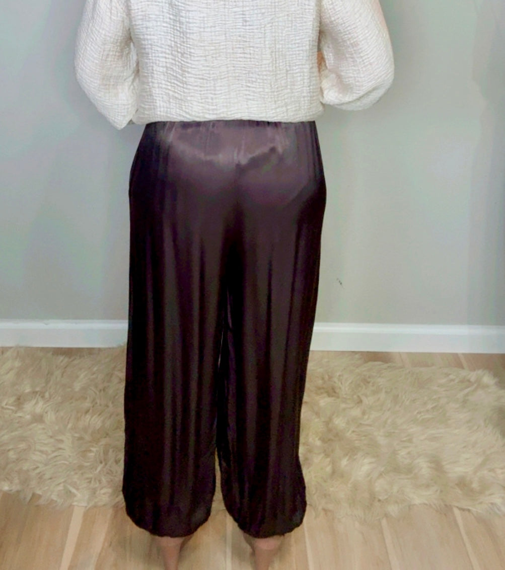 Italian Satén Aladdin Pants