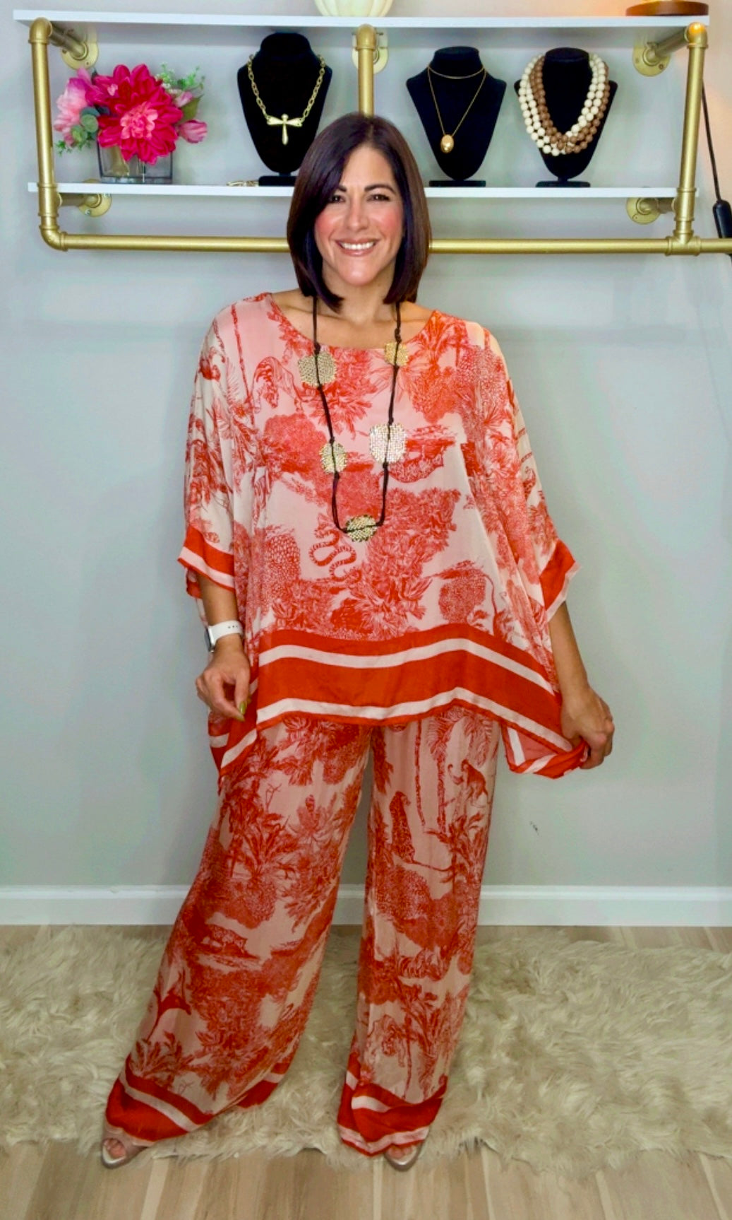 Italian Safari Tunic Set