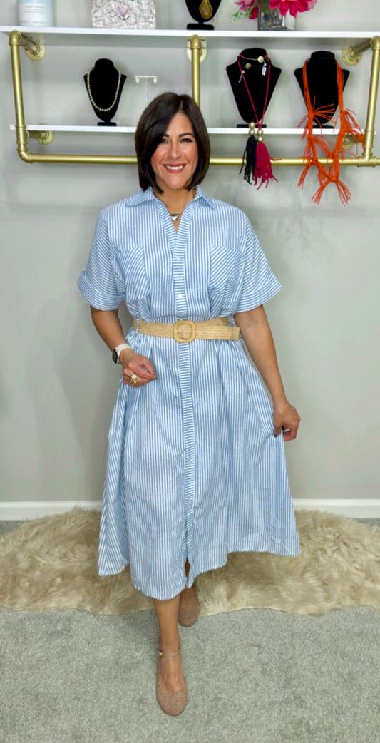 Italian Stripes Midi