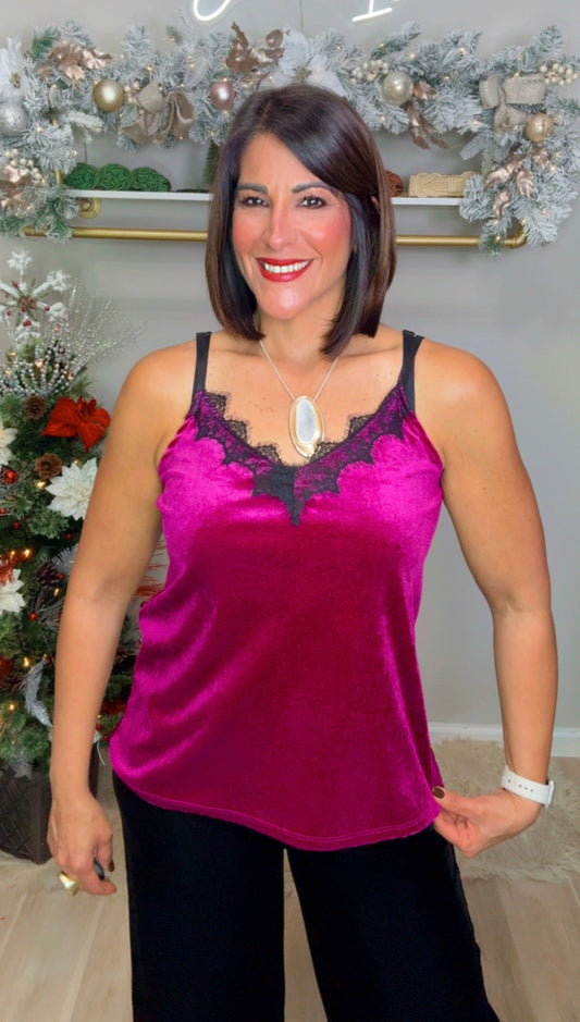 Italian Velvet Tank Top