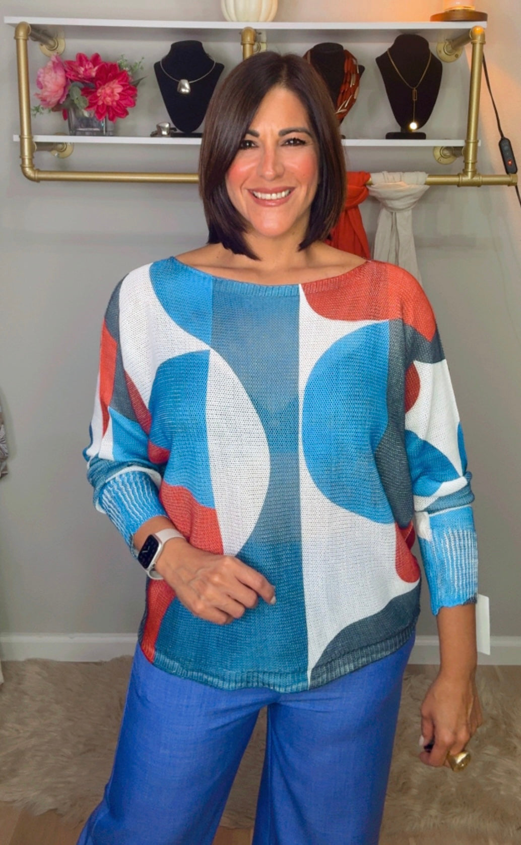 Italian Knit Stamped