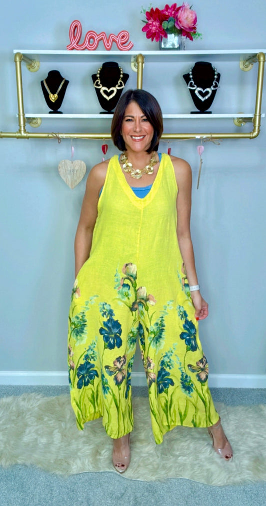 Italian Linen Jumpsuit