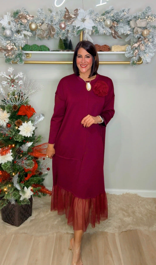 Italian Flower Tull Dres