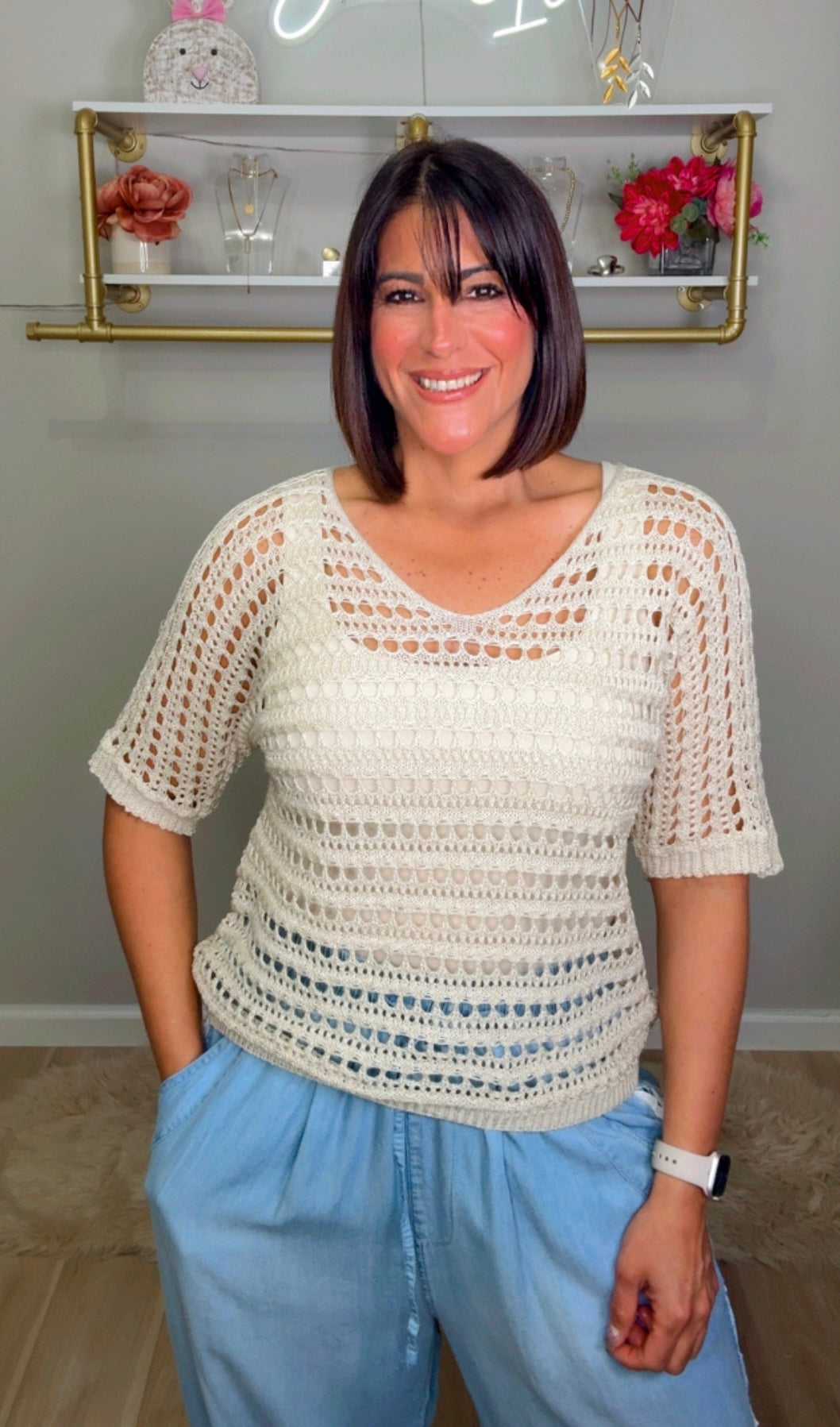 Italian V Neck Knits