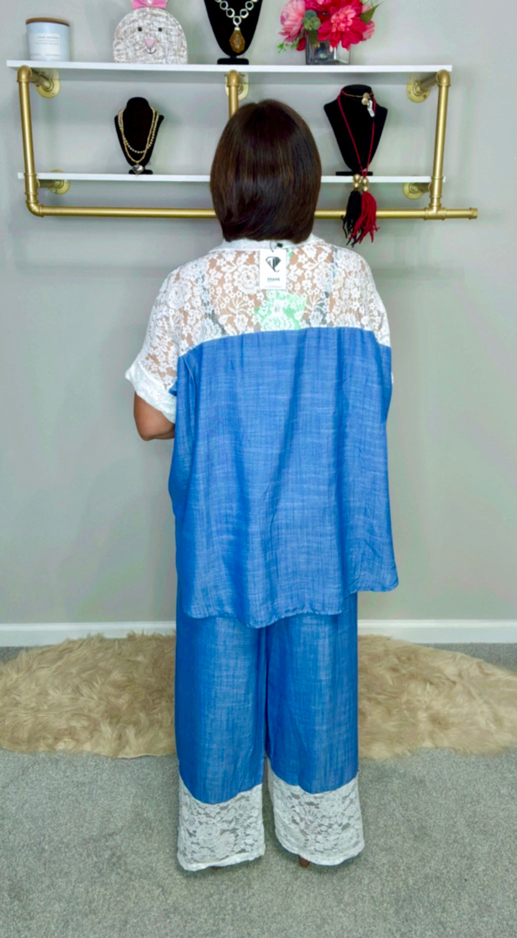 Italian Lace Pant Set