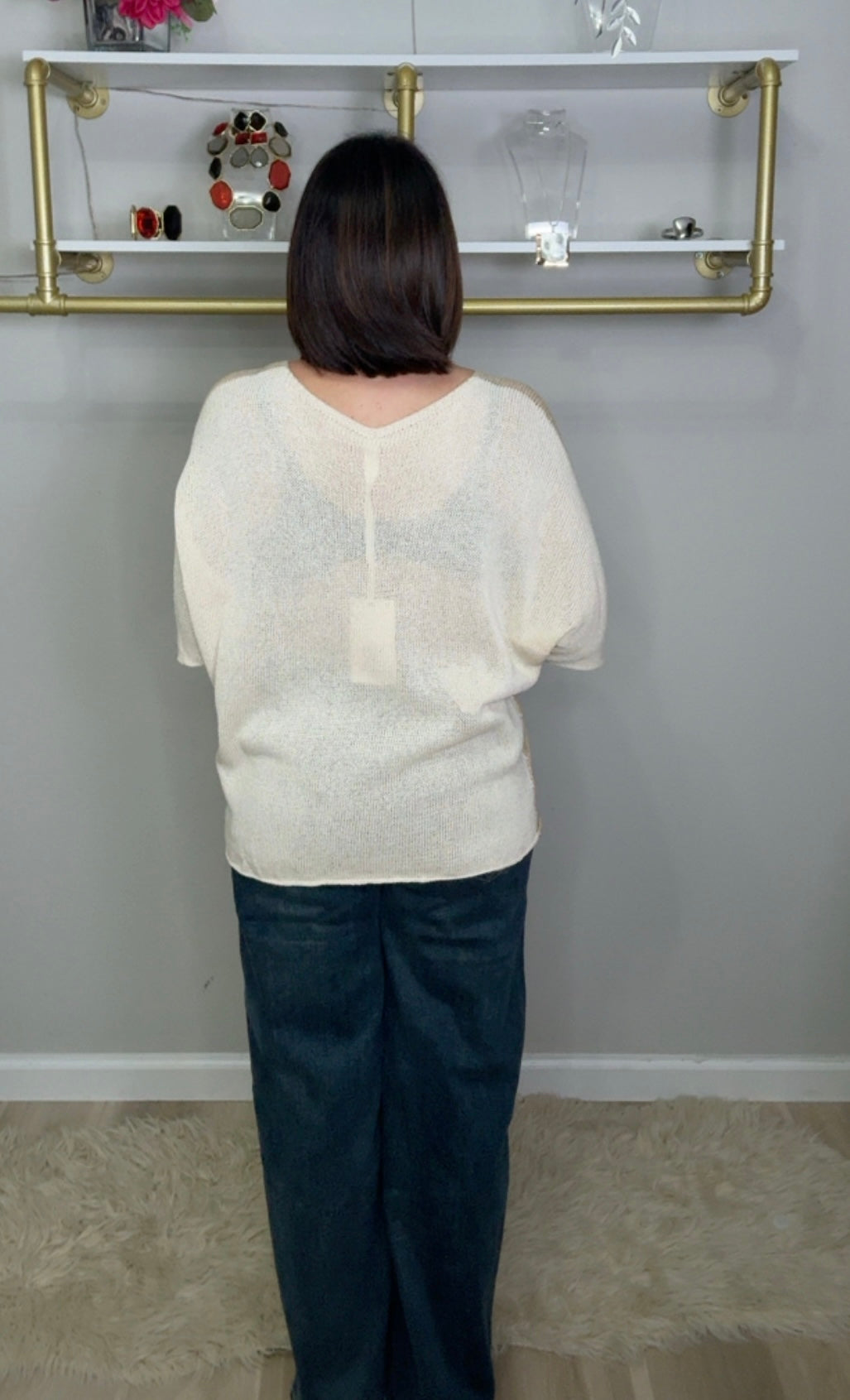 Italian Two Tone knit