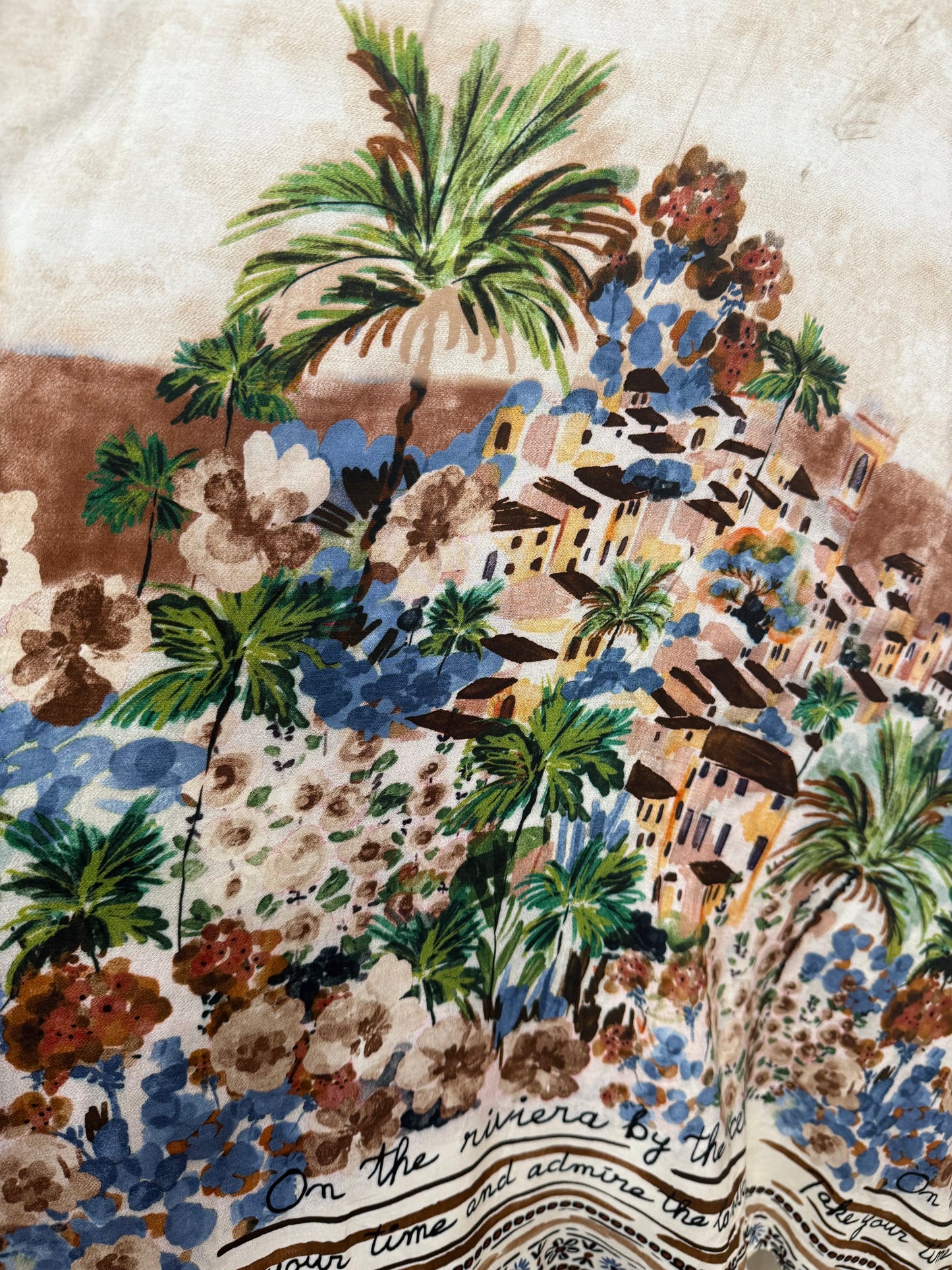 Italian Sleeveless Stamped Dress