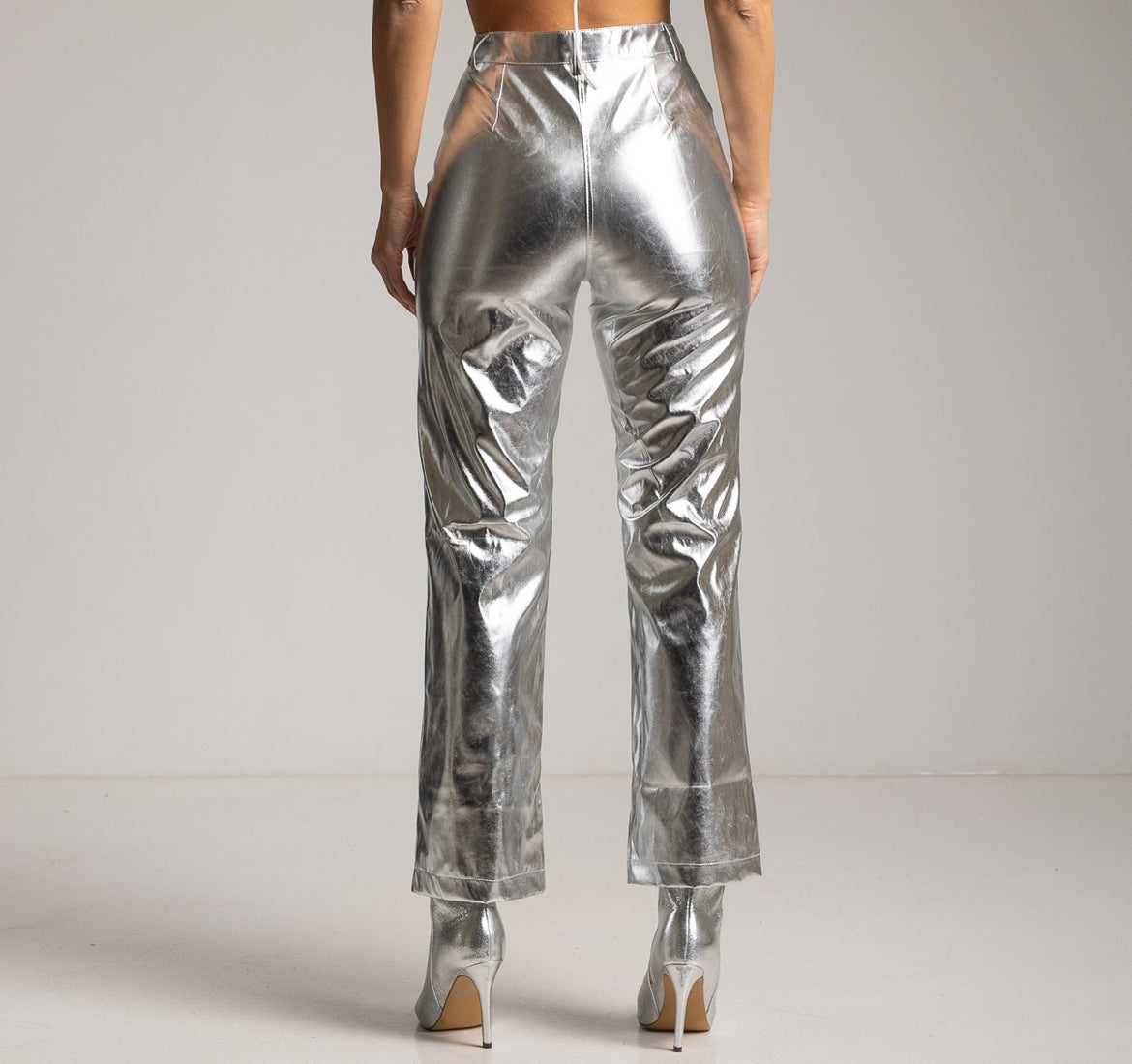 Metallic High waist Jean
