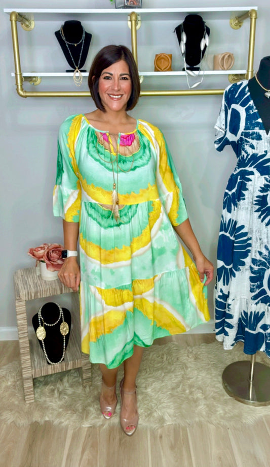Italian Flowy Midi