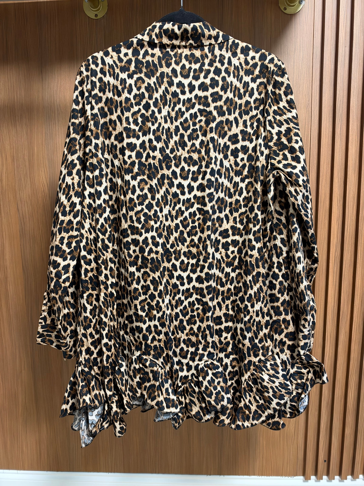 Italian Animal Print Short Dress/Bluson