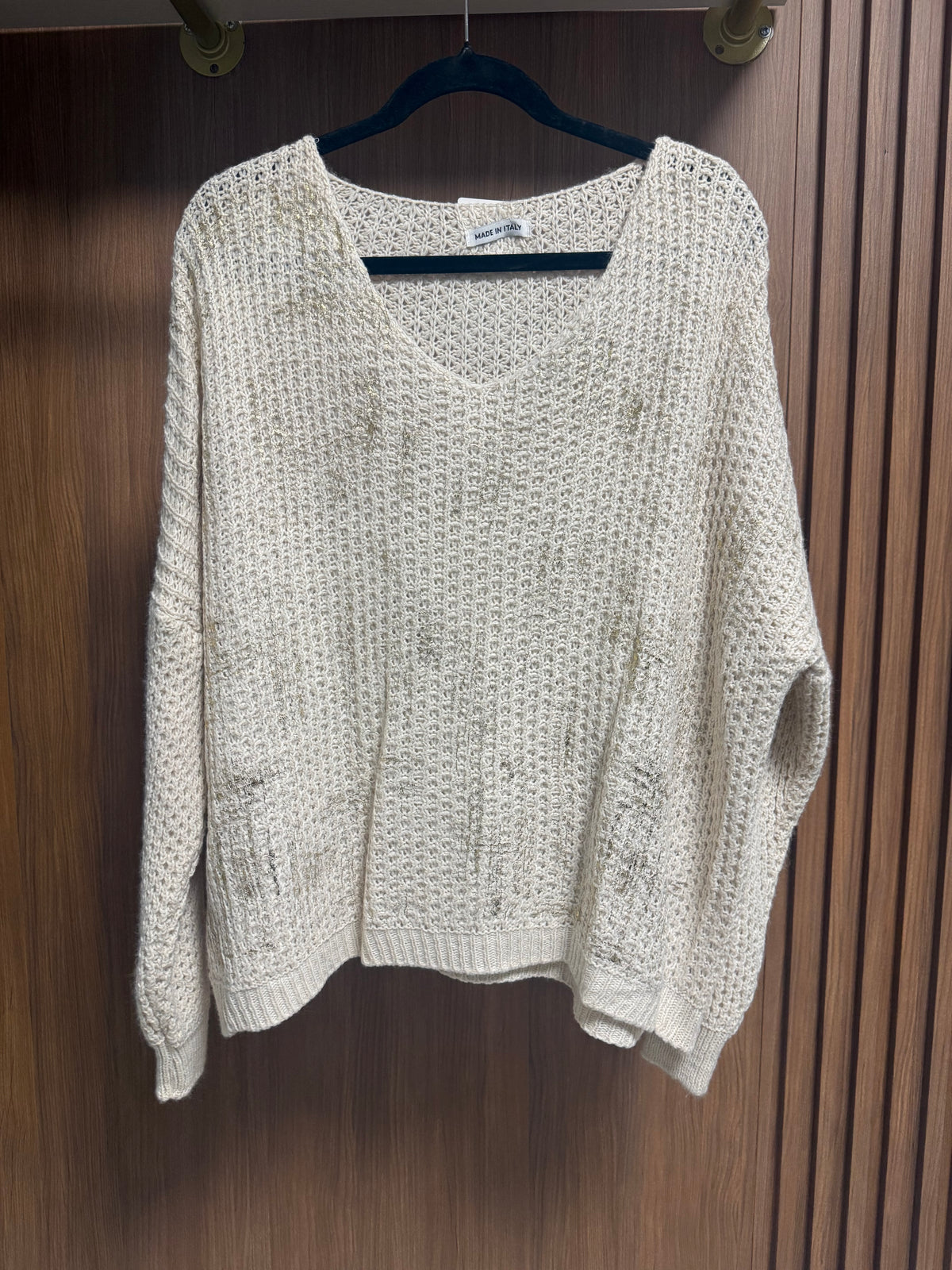 Italian Metallic Sweater