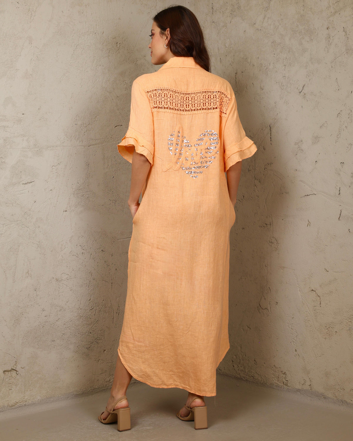 Italian Linen Love Dress Shirt