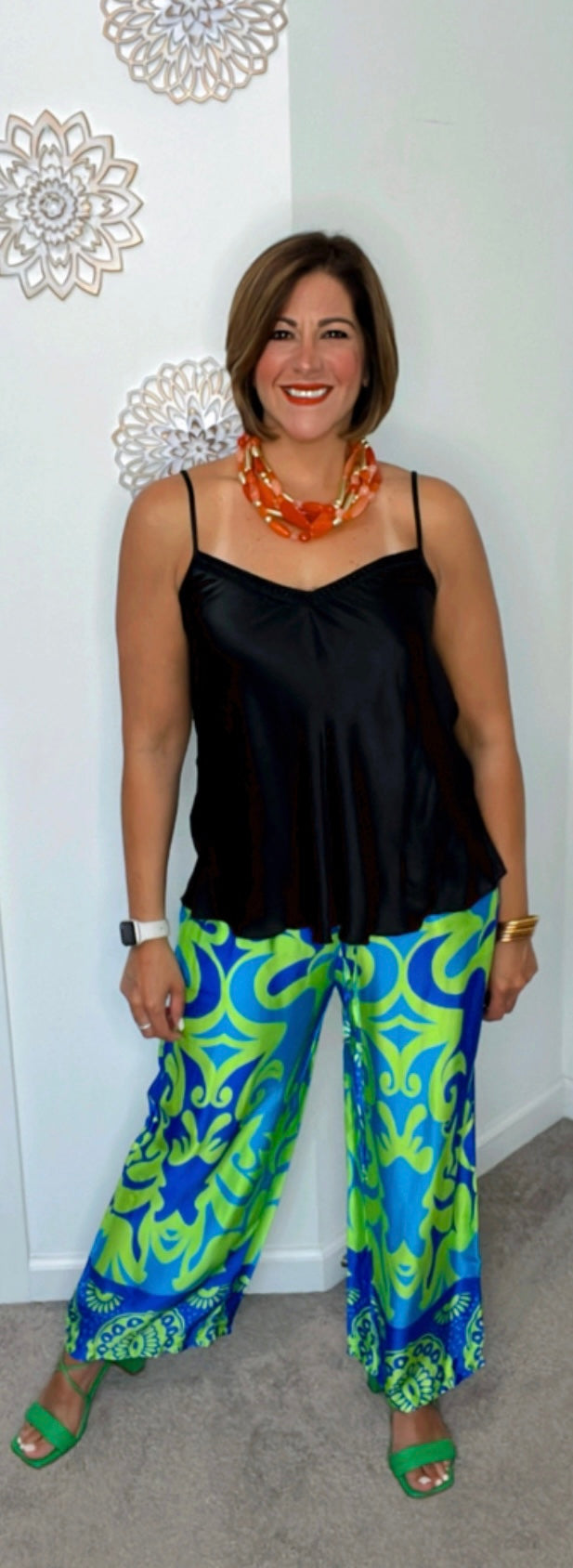 Italian Satin Tank Top