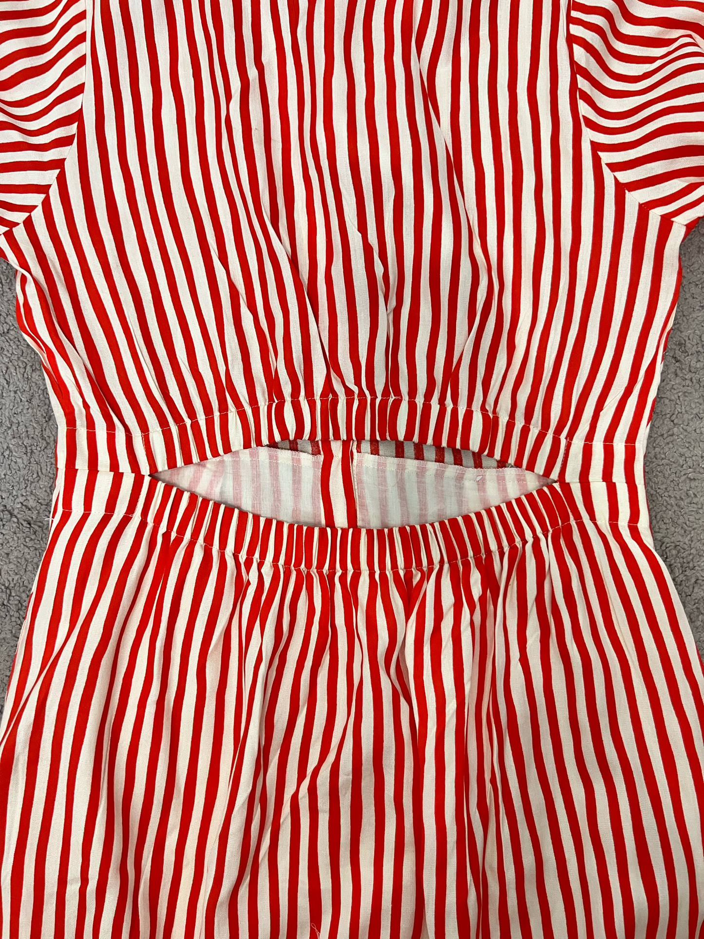 Stripes Midi  Dress